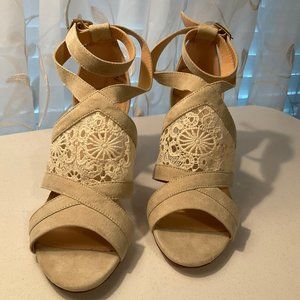 NWOT Nanette Lepore Bliss T-Strap Sandals